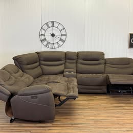 Recliner sectional couch delivery available