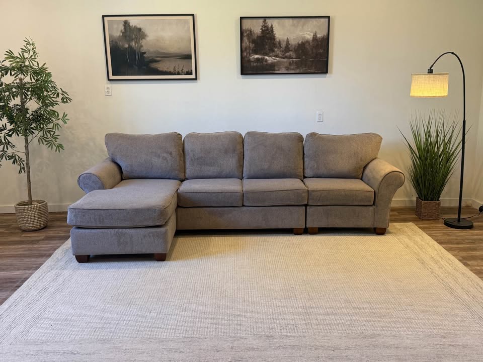 Pacific furniture gray sectional couch delivery available