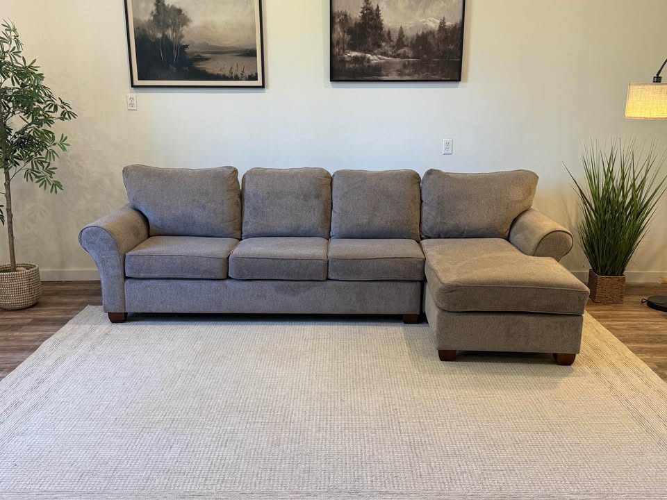 Pacific furniture gray sectional couch delivery available