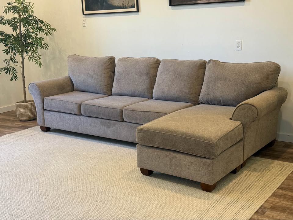 Pacific furniture gray sectional couch delivery available